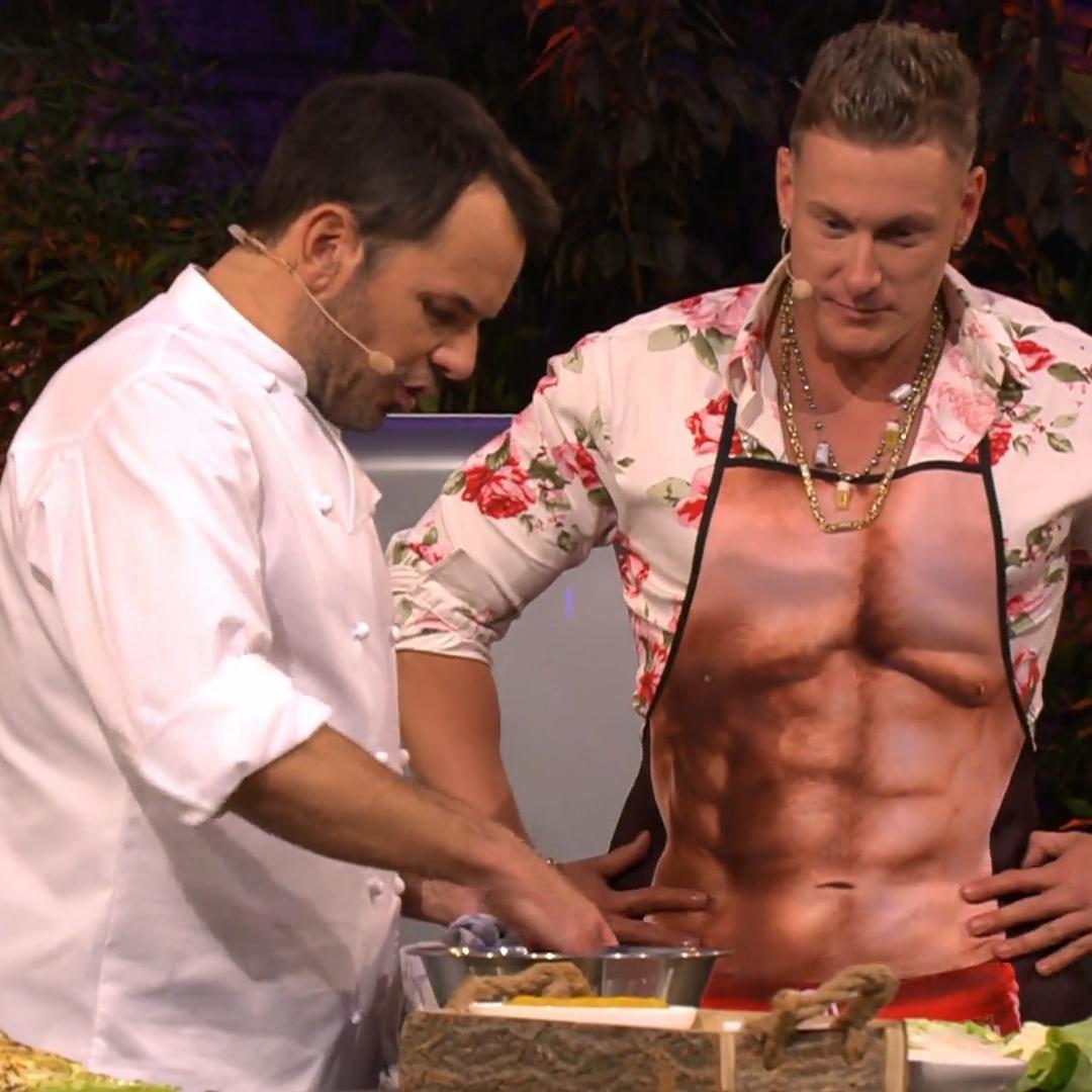 Calvin kämpft mit der Kräuterbutter