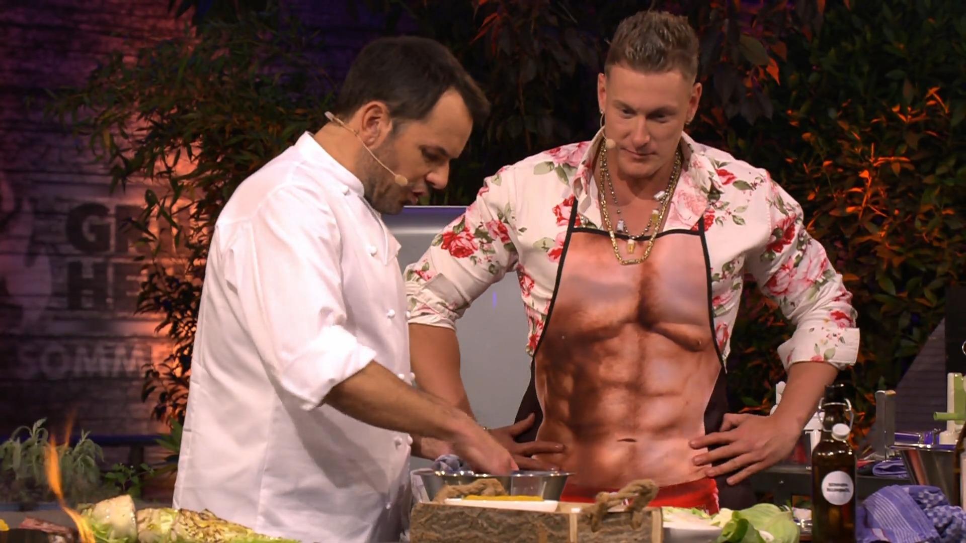 Calvin kämpft mit der Kräuterbutter