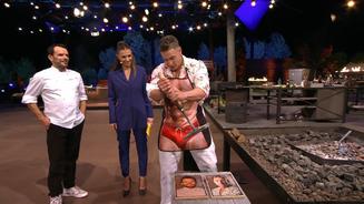 Ausgerechnet mit Steffens Hilfe grillt sich Calvin Kleinen zum Sieg
