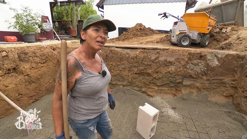 Iris packt fleißig mit an