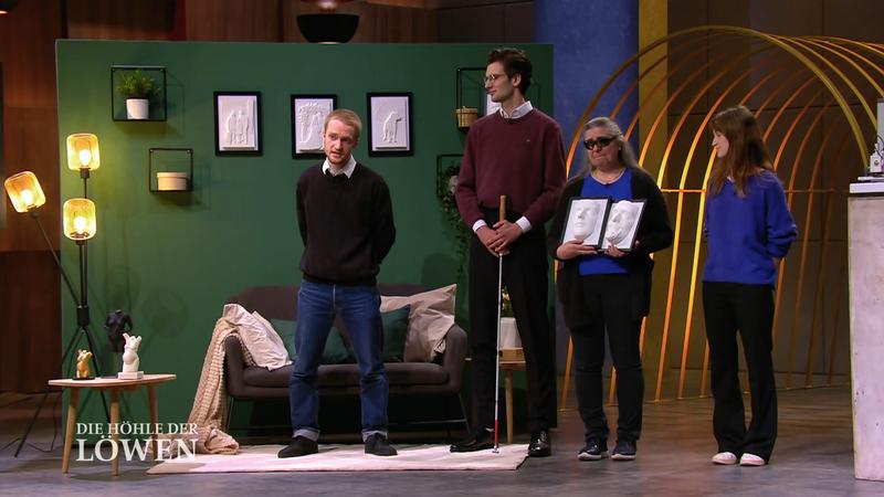 Berührende Momente für Blinde