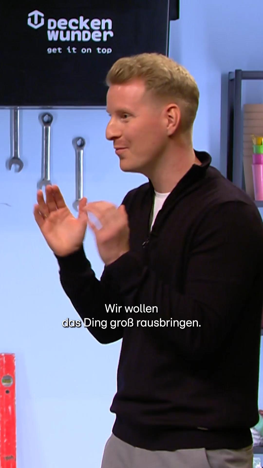 Das "Deckenwunder" soll durch die Decke gehen