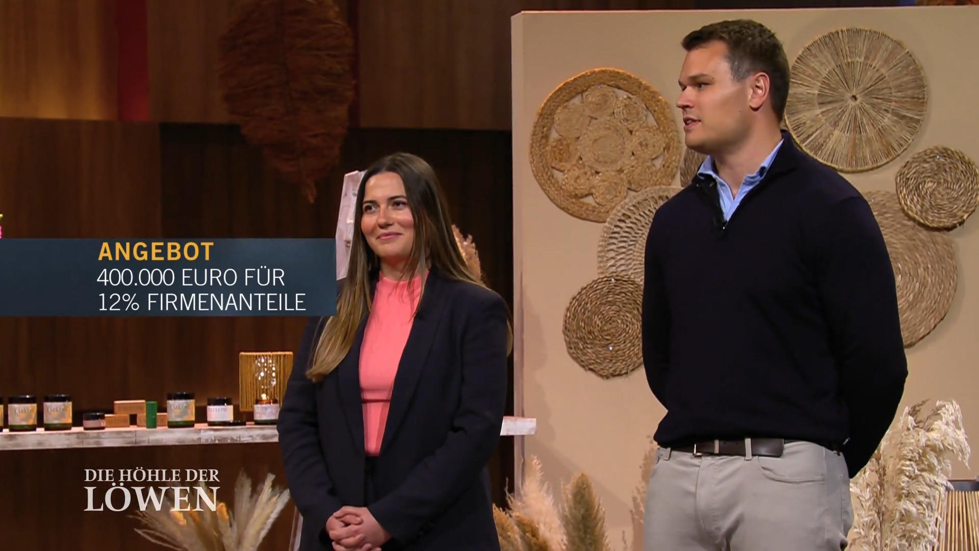 Frank und Judith wollen „Tallow“-Deal mit 400.000 Euro sichern