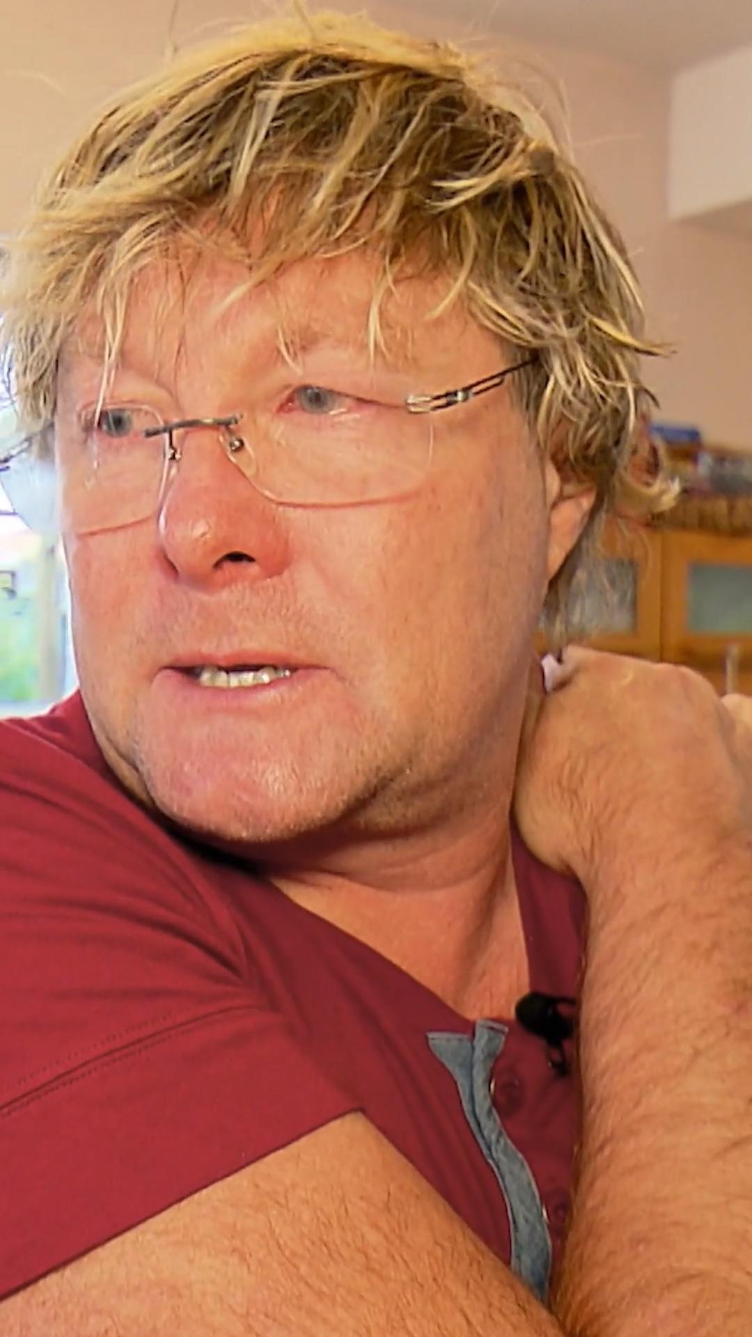 Jürgen kämpft mit den Tränen