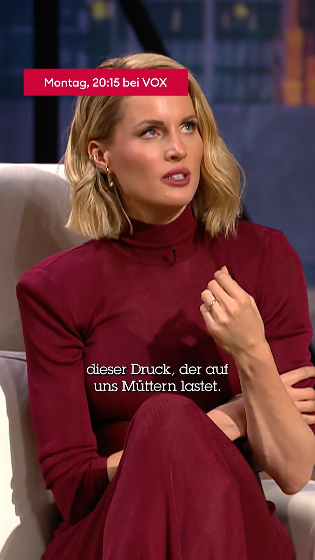 Janna Ensthaler voll im Mama-Stress