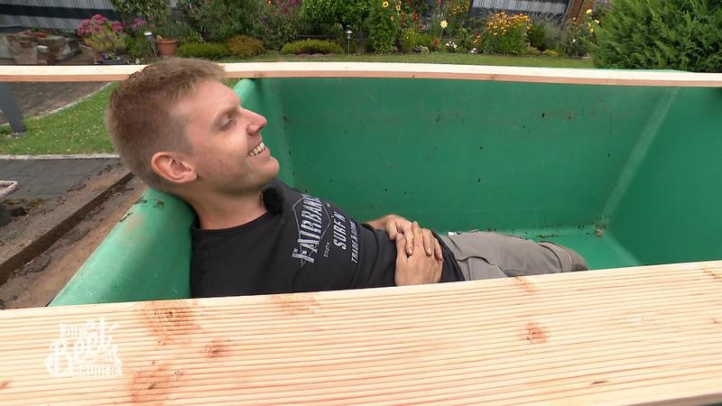 Christian im Badewannen-Glück