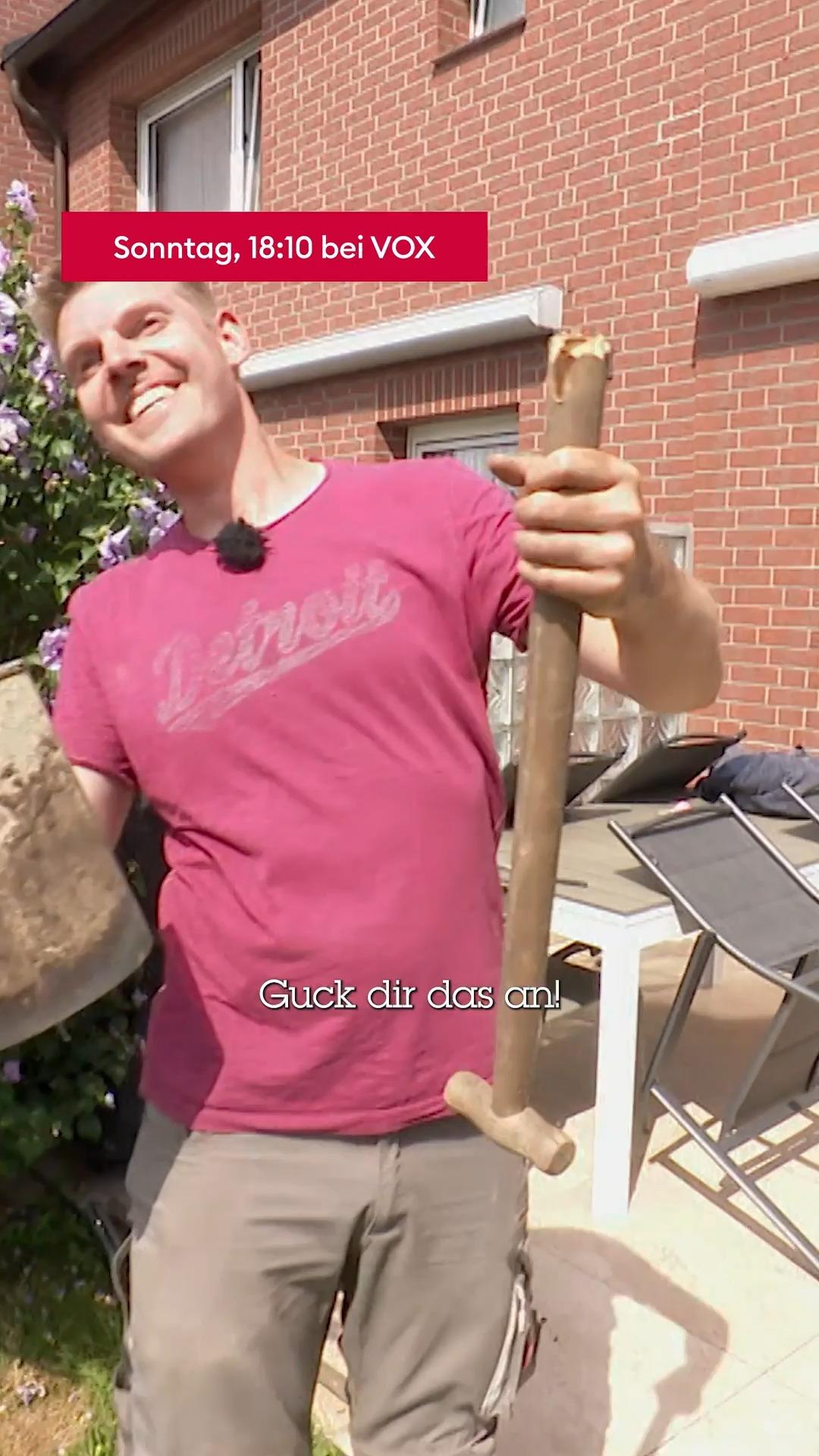 Der Spaten ist kaputt