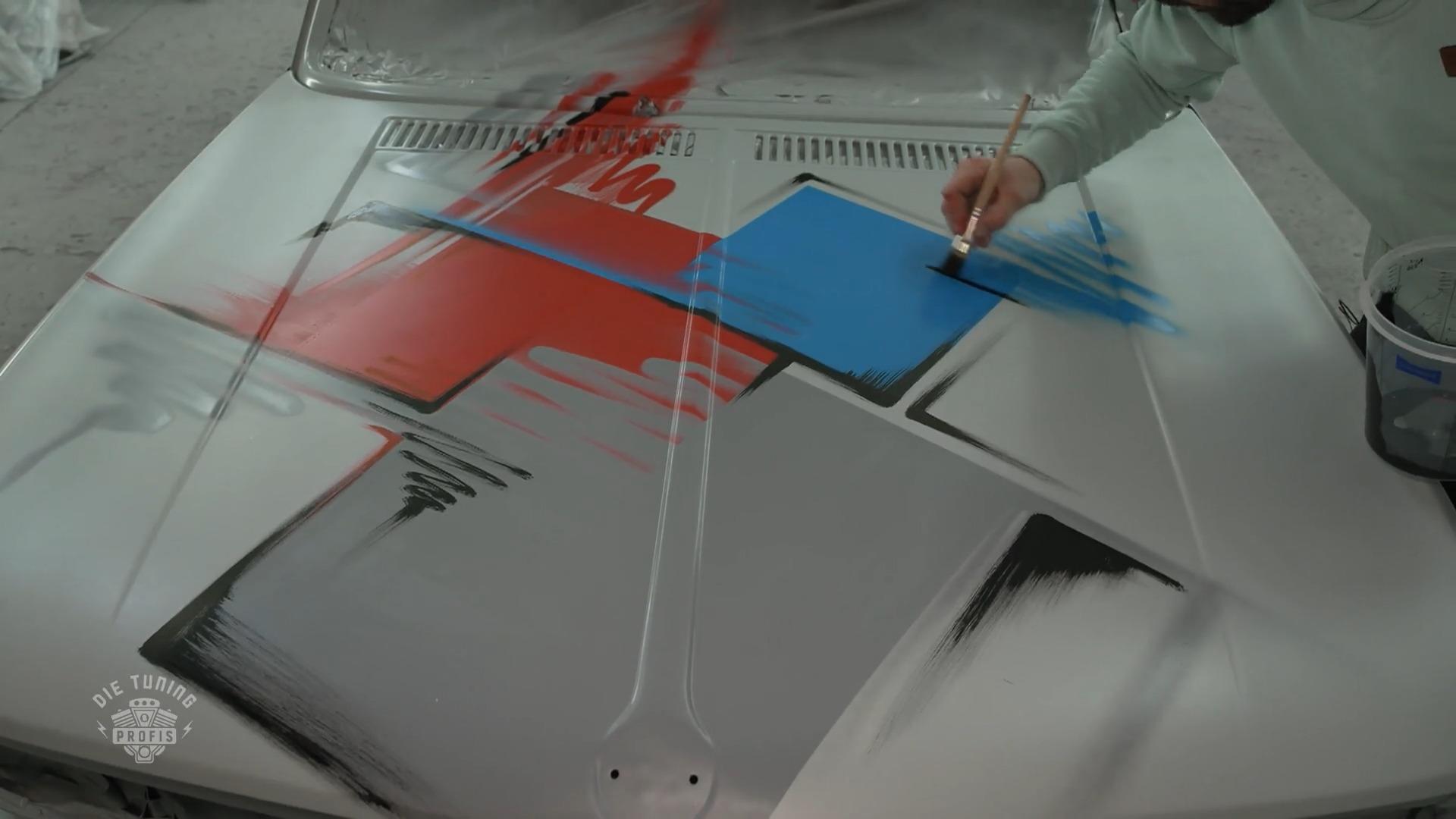 Abstraktes Design für den BMW