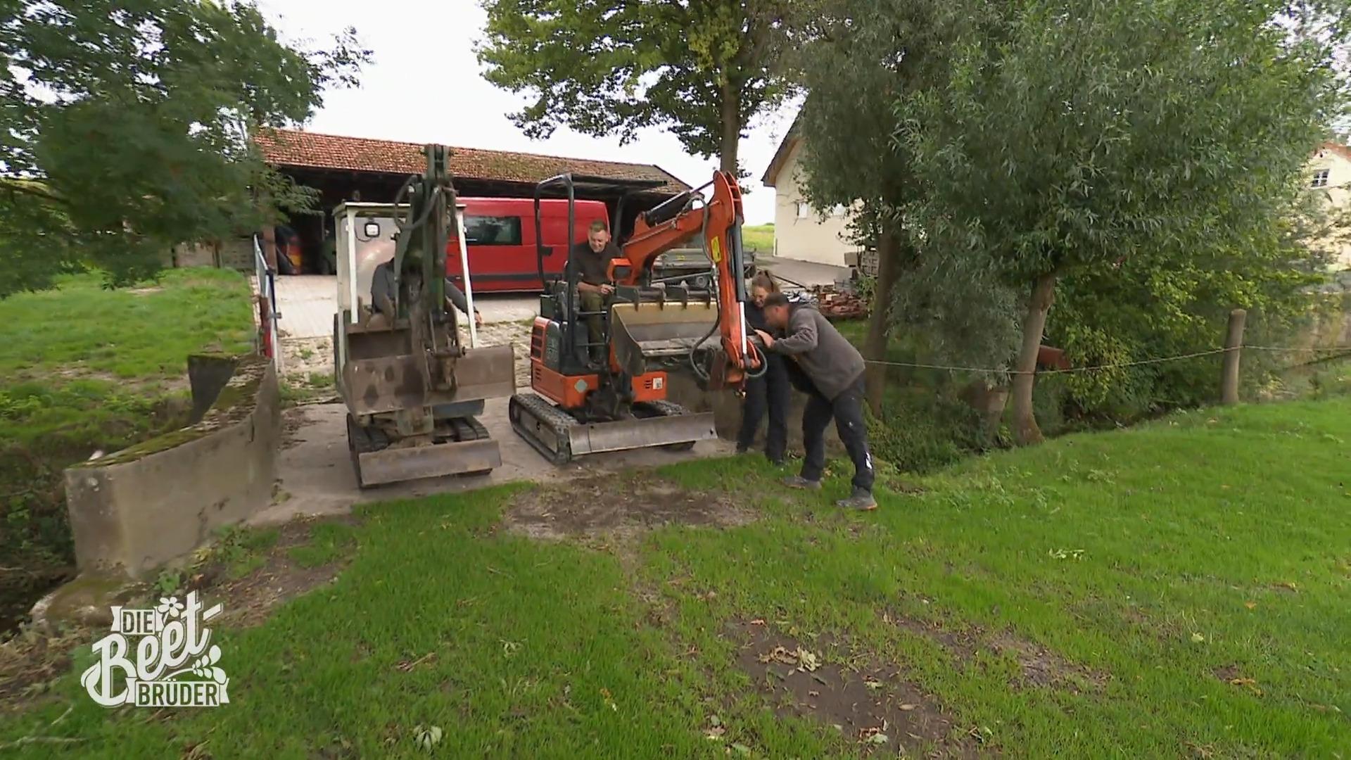 Die Beet-Brüder starten den Umbau – Bagger statt Beete Die Beet-Brüder starten den Umbau – Bagger statt Beete