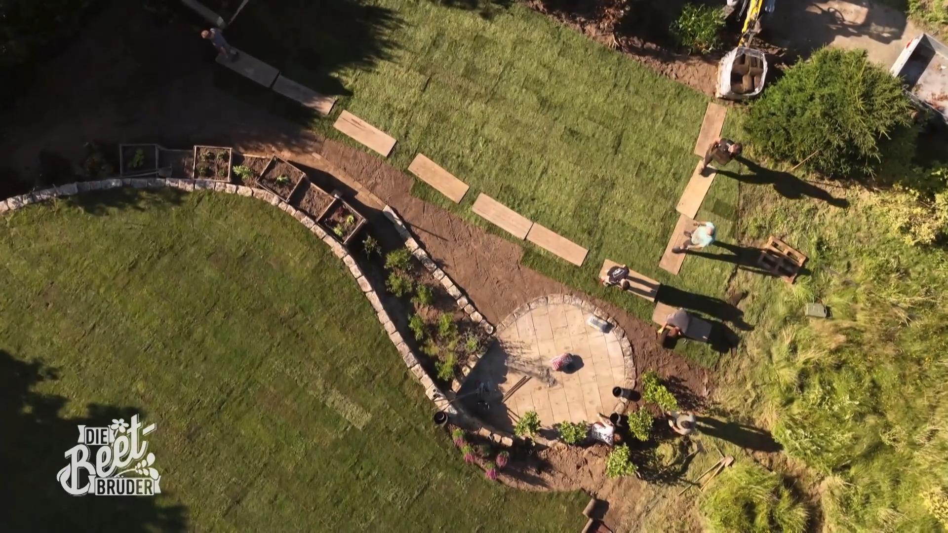 Der neue Garten erblickt das Licht der Welt