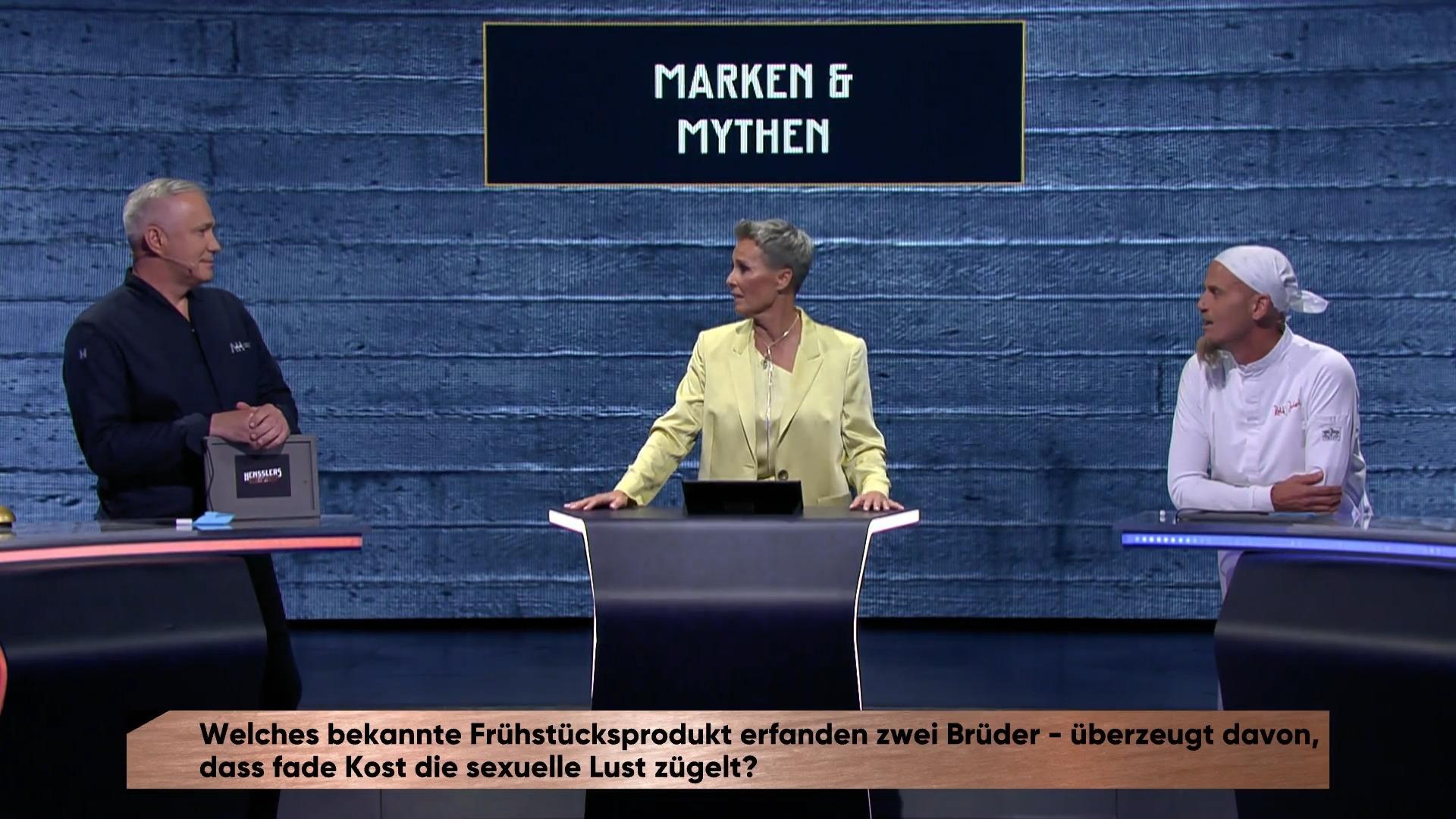 Die Koch-Teams kämpfen im Quiz um die Zeit