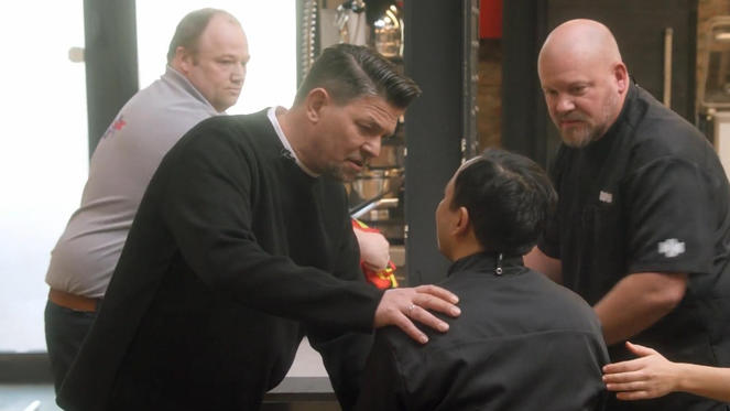 Schockmoment in Mälzers Meisterklasse