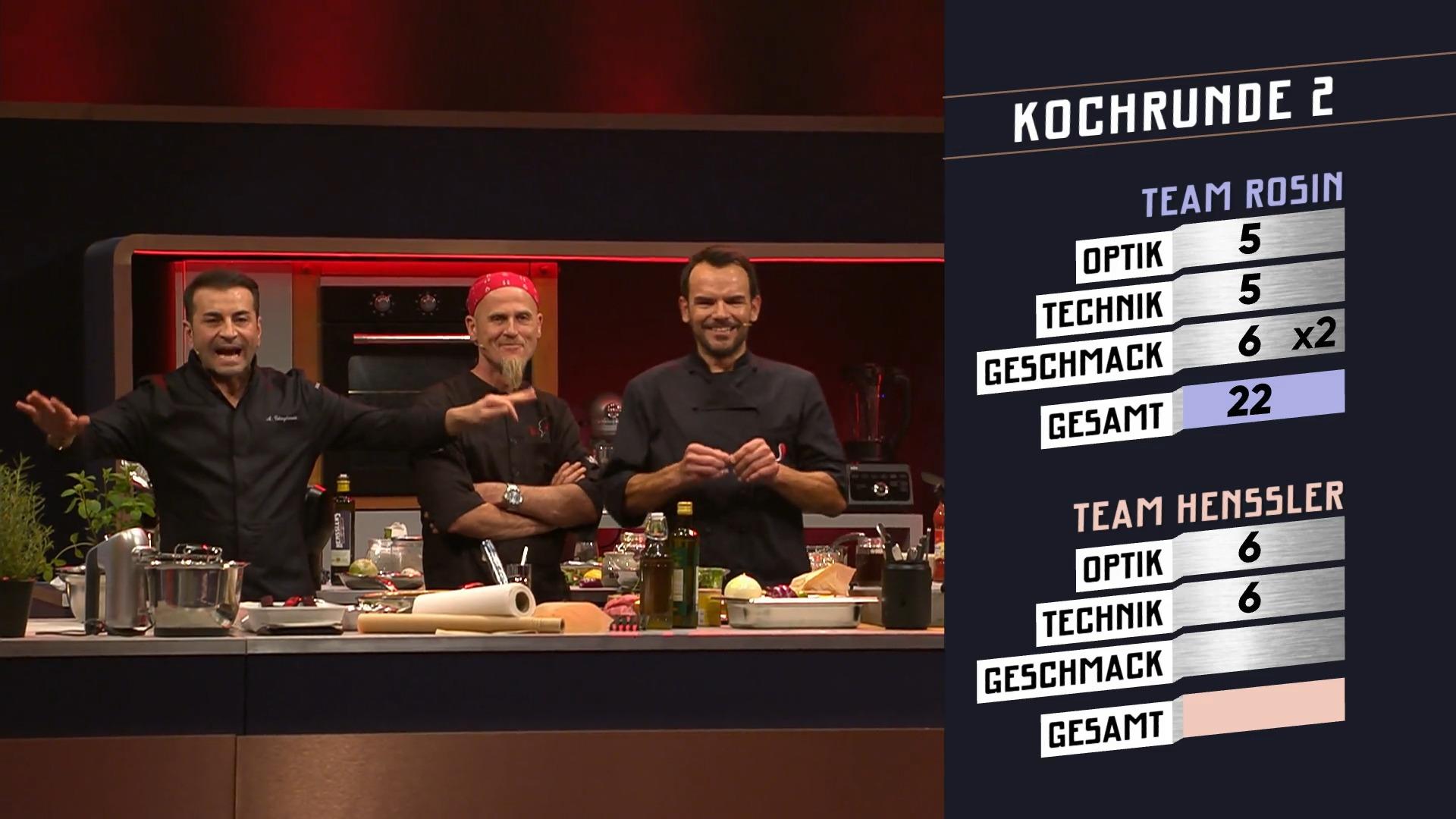 Knappes Rennen: Team Henssler vorn