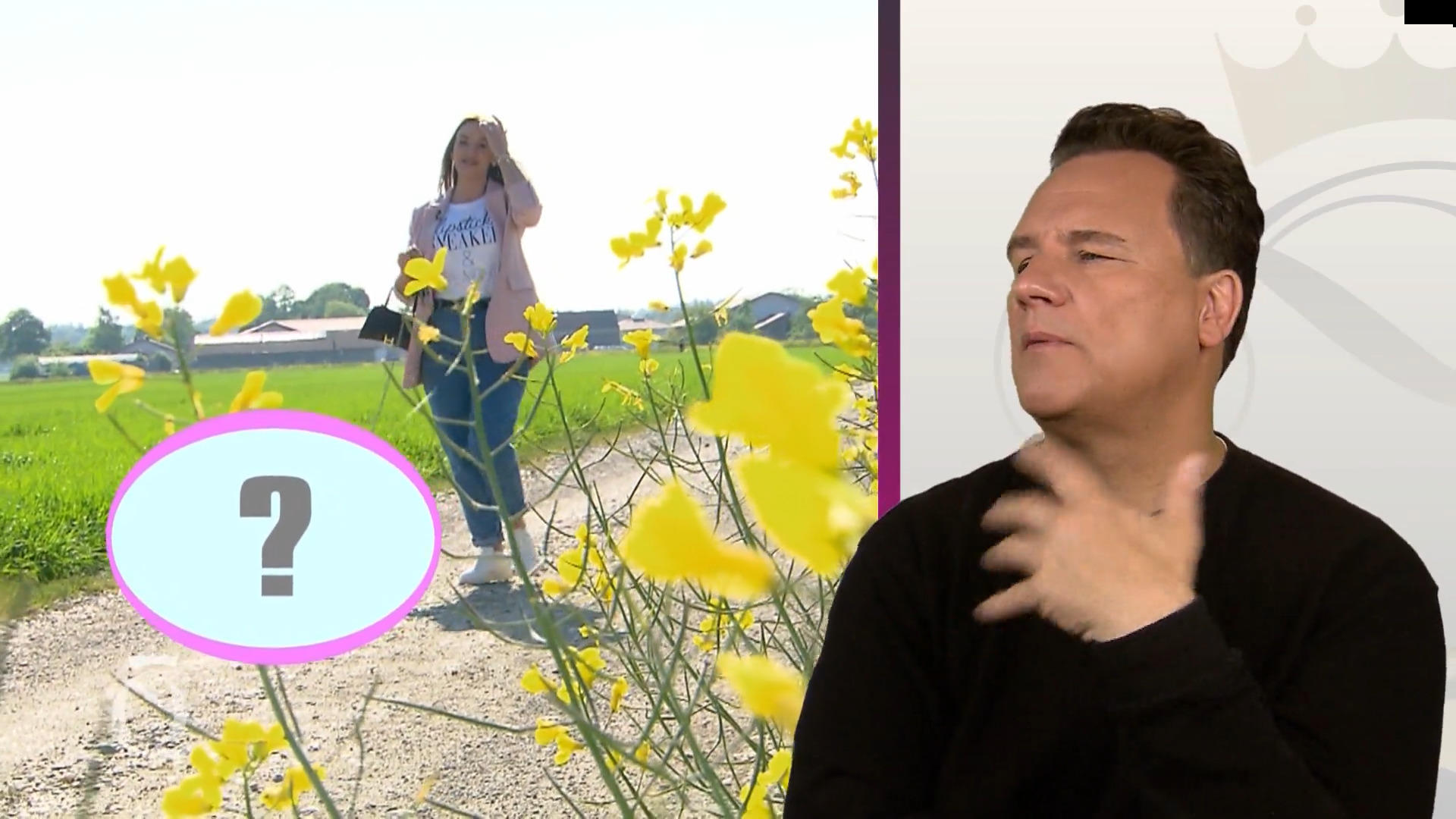 Welchen Hund hat Mina an ihrer Seite?