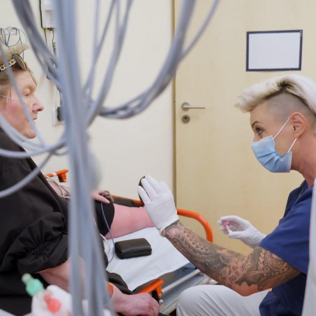 Doc Caro ist bei dieser Dame "ein Stück weit überfordert"