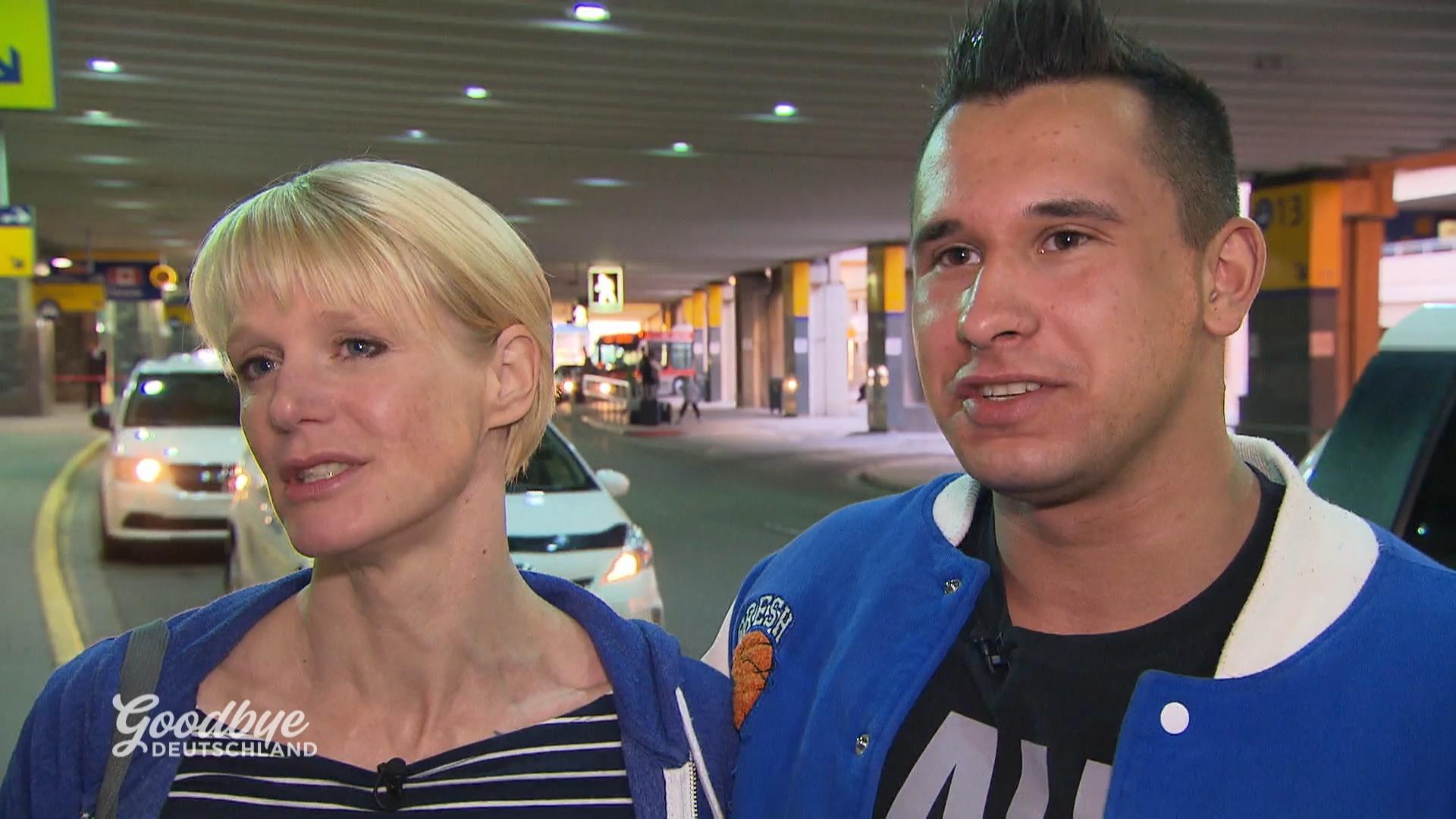 Melanie und Alex kommen in Kanada an