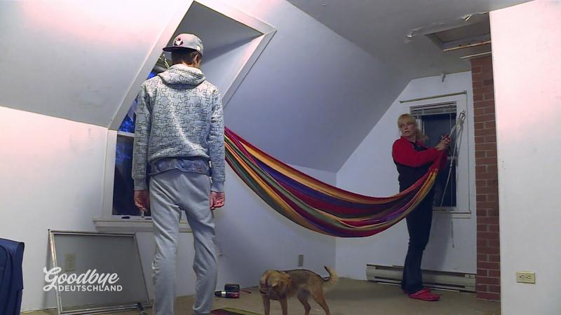 Arion soll fürs Erste in der Hängematte schlafen