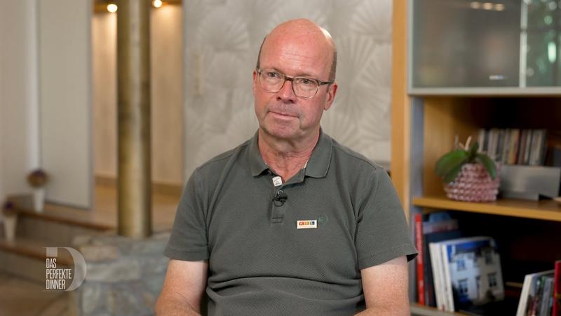 Volker ist sehr nervös vor seinem Dinner