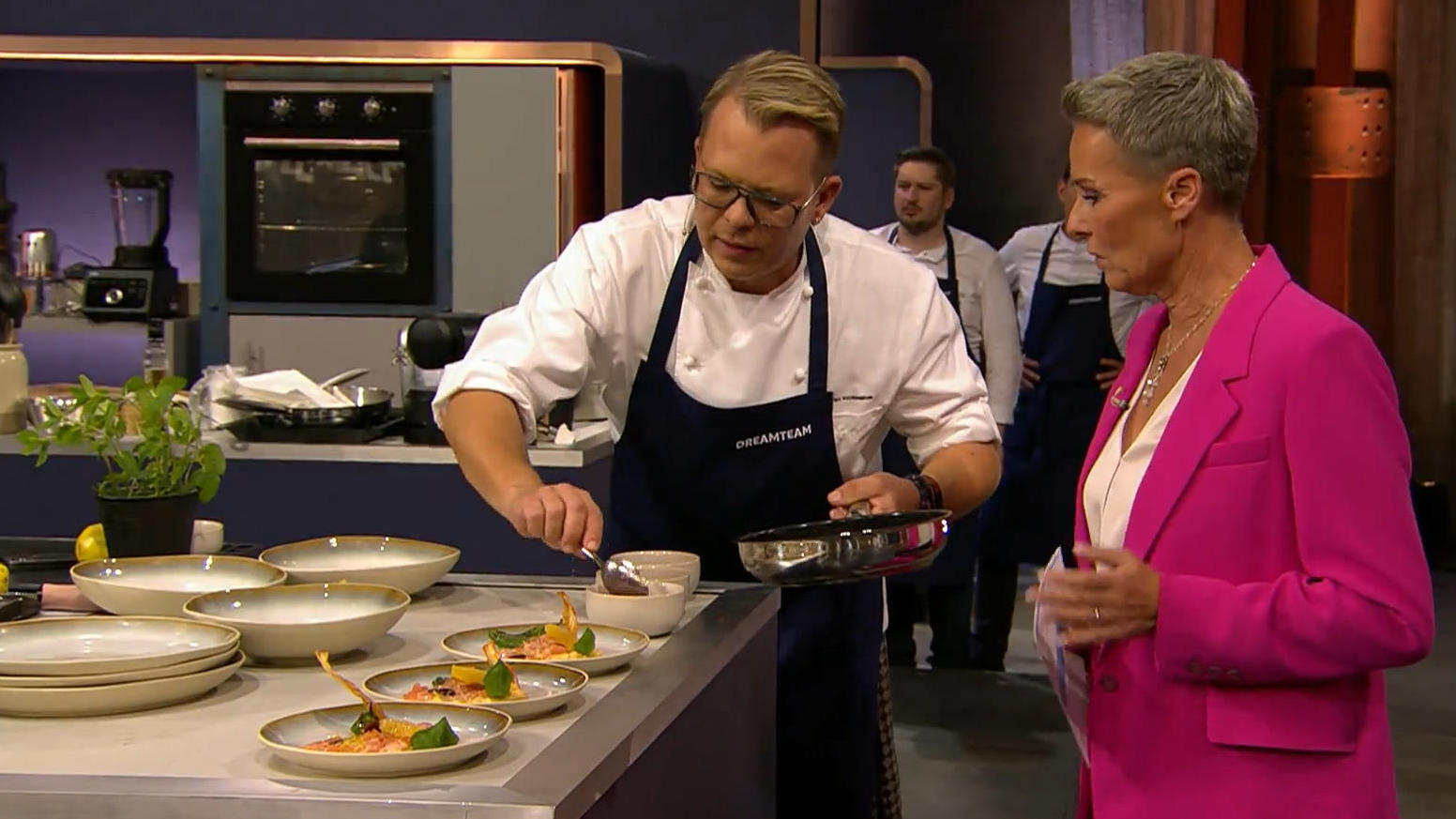 Mario Kotaska findet das Menü-Motto "crazy"