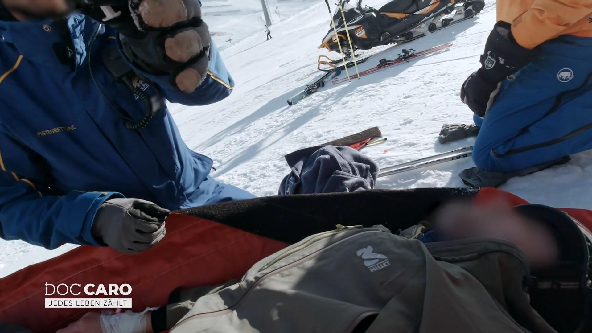 Schmerzhafter Notfall in den Alpen