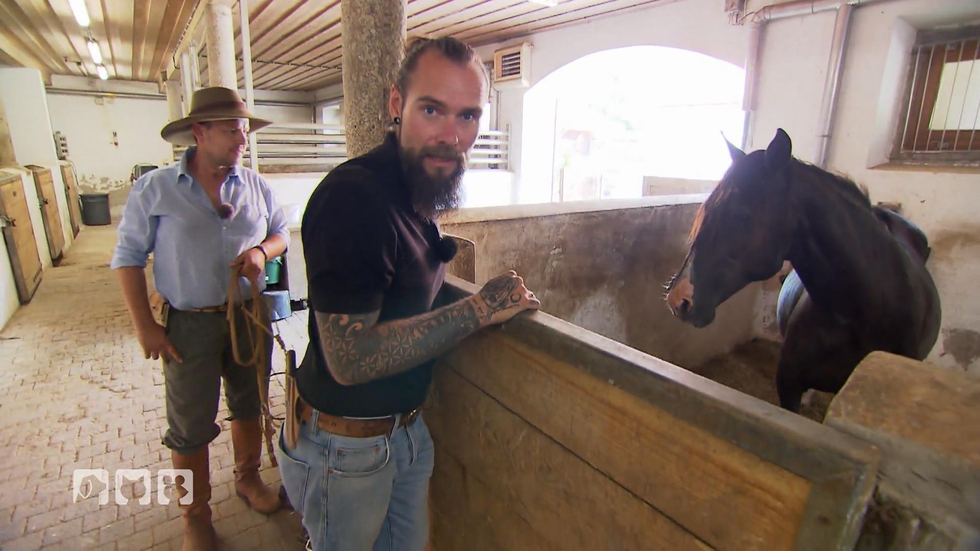 Oliver Fritsch hilft auf einer fremden Ranche aus