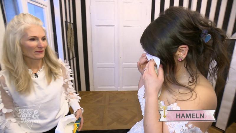 Die Emotionen gehen mit ihr durch