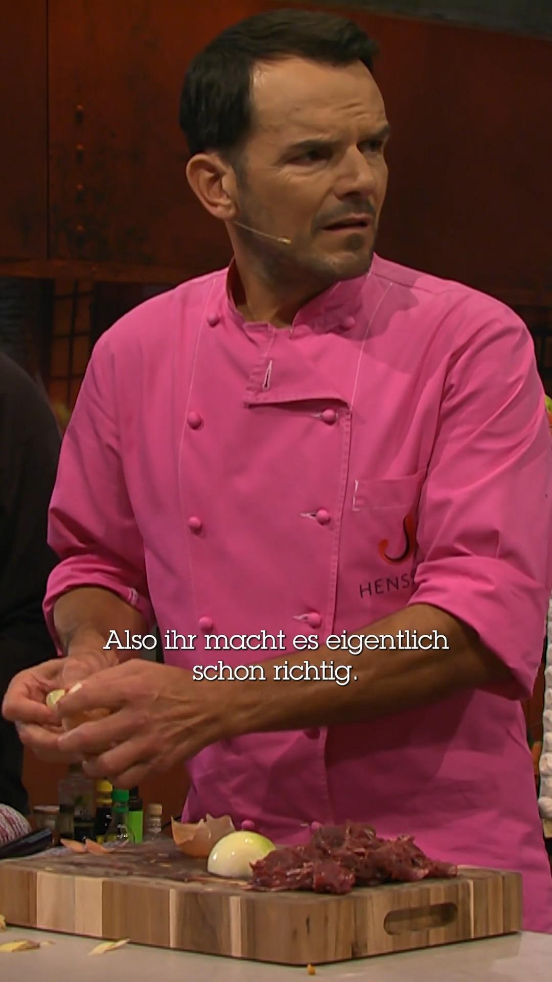 Das Rentier-Gulasch sieht komisch aus