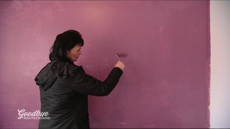 Die frisch gestrichene Wand spaltet die Meinungen