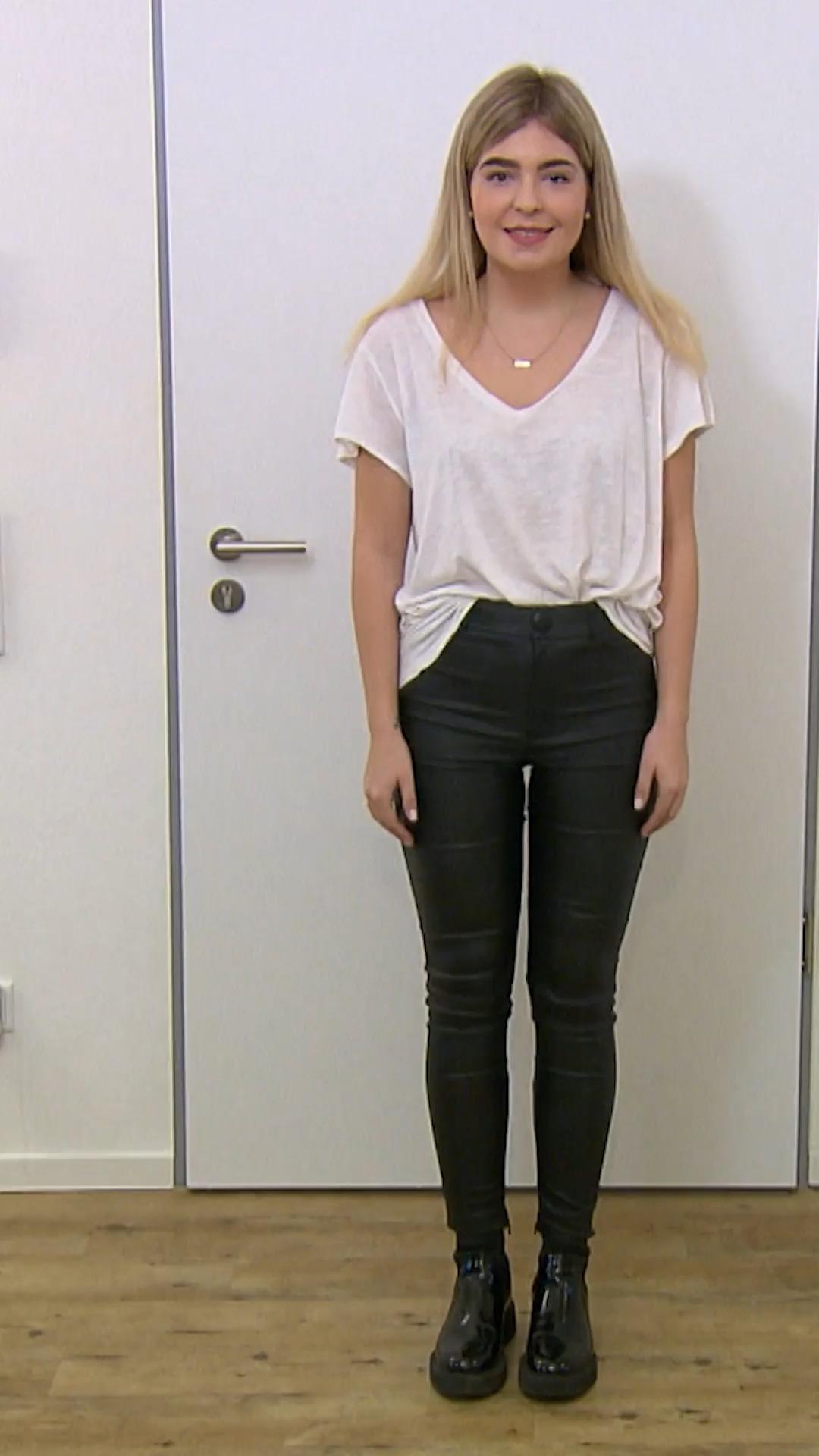 Pia stellt sich dem Stylecheck