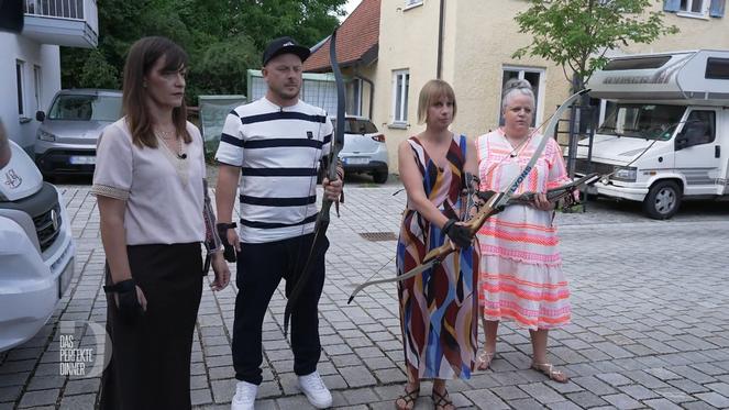 Peters Gäste spielen Robin Hood