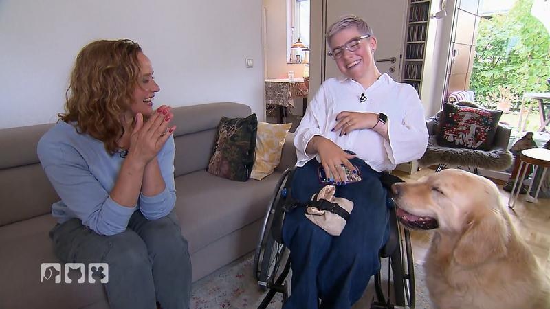 Assistenzhund Aidan macht Friedas Alltag leichter