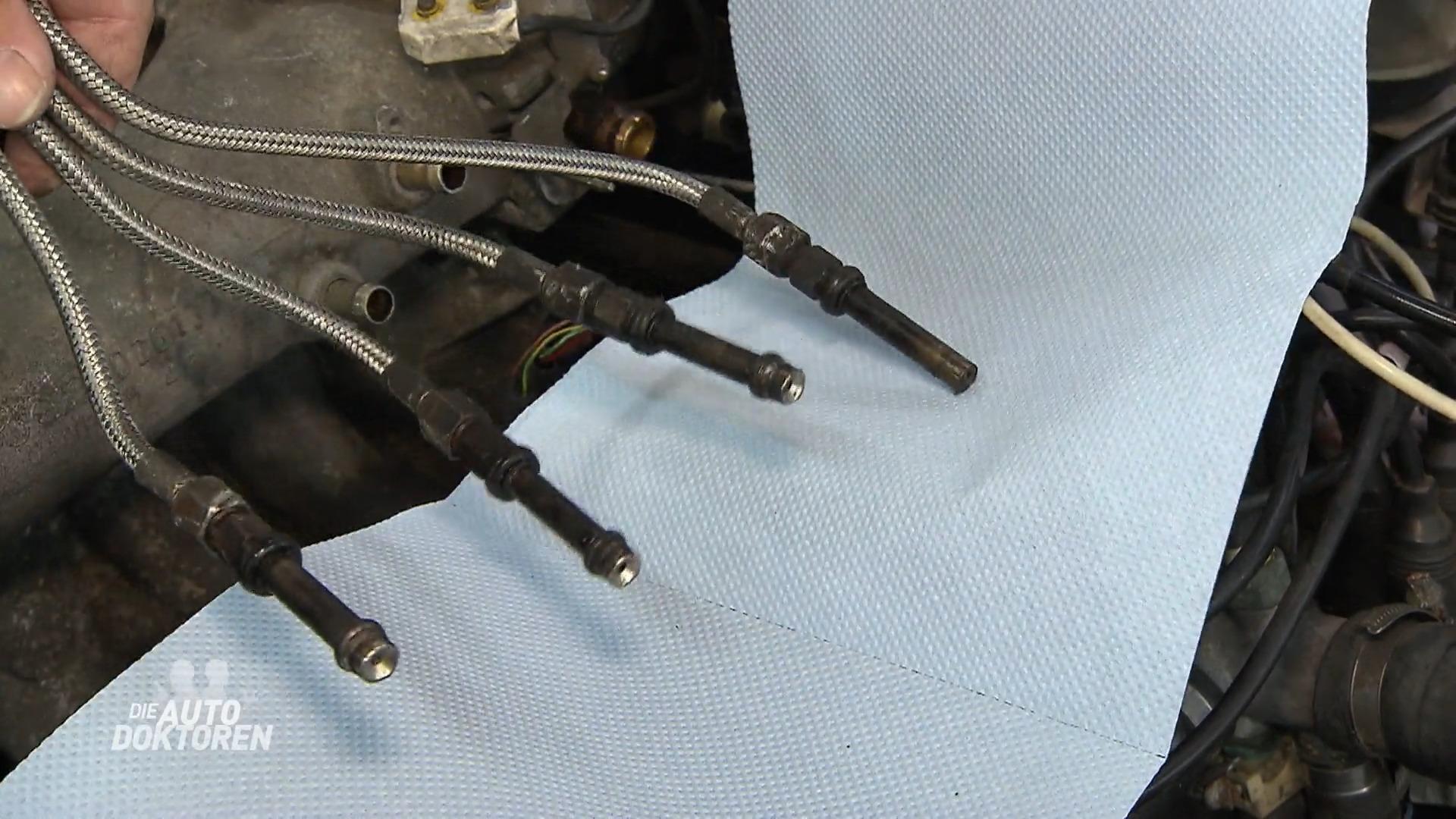 Sind die Einspritzdüsen verharzt?