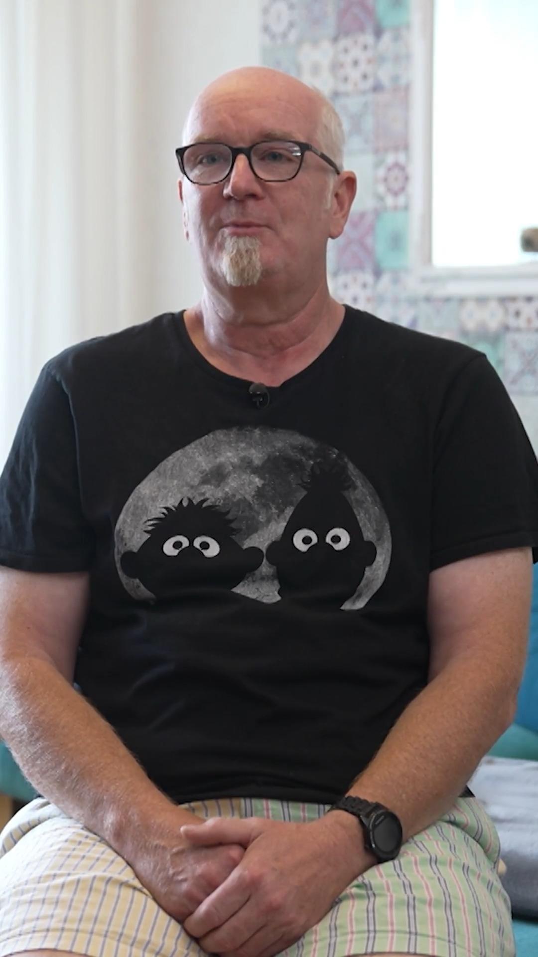 Heiner startet voller Energie