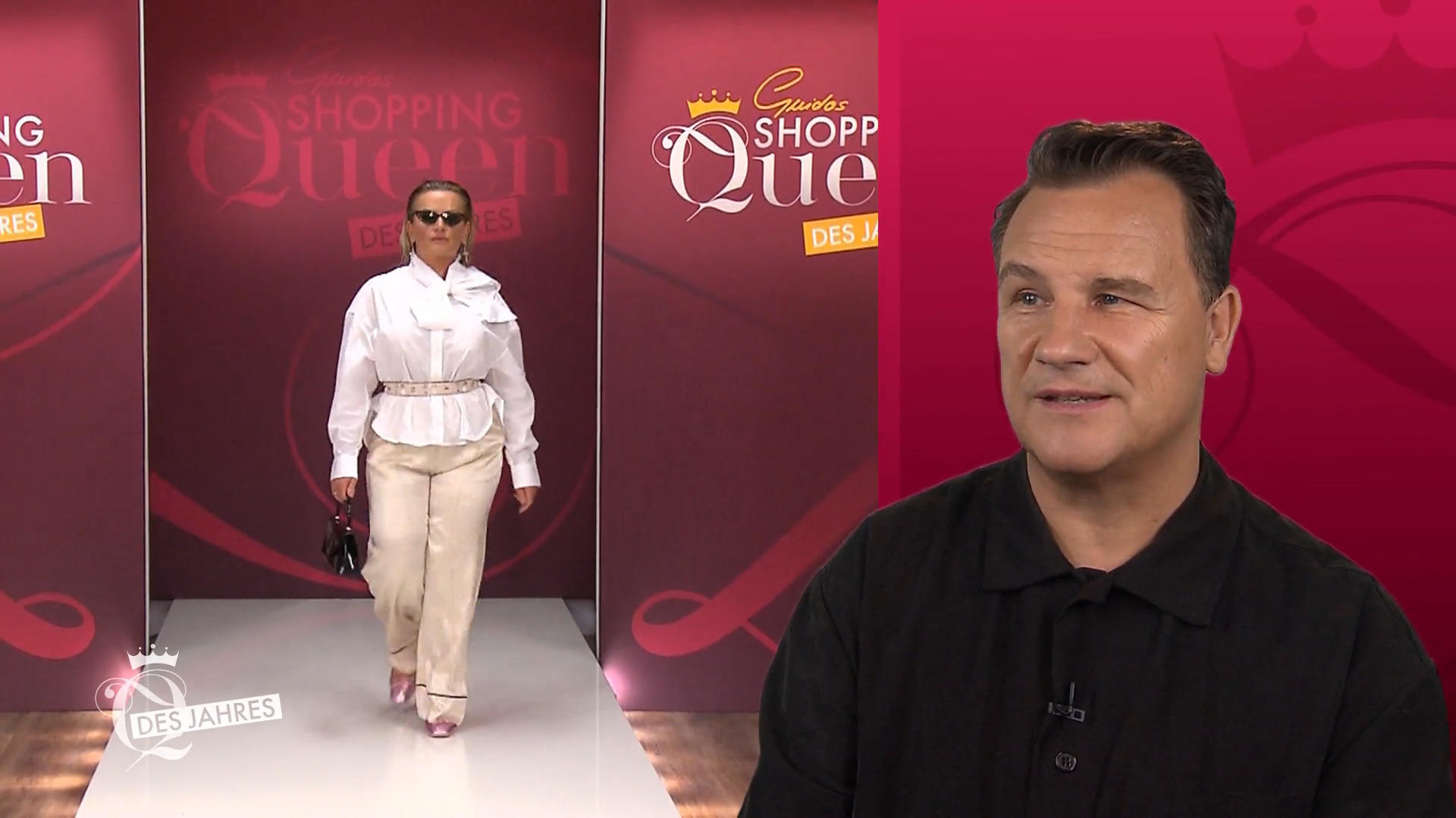 Petra trägt ihren Look mit "großer Grandezza"