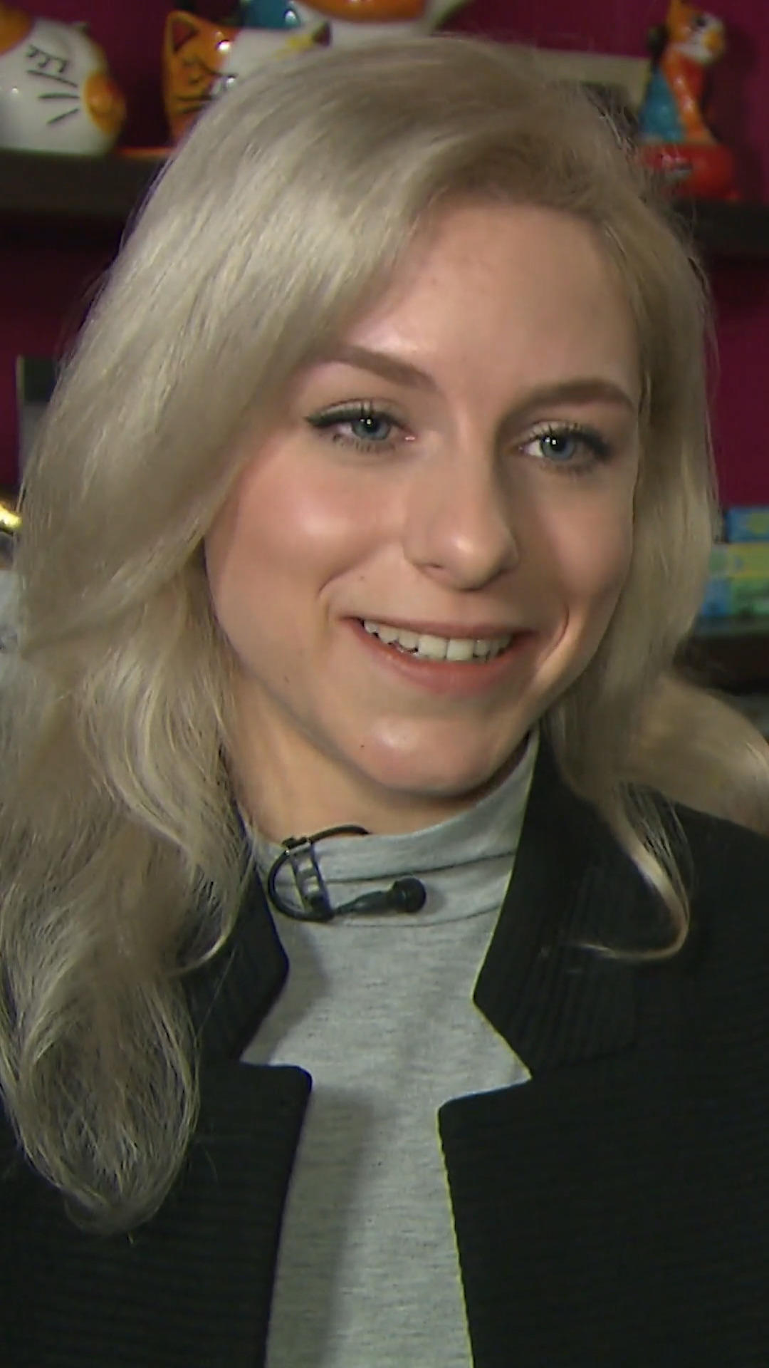 Sie hat nicht damit gerechnet