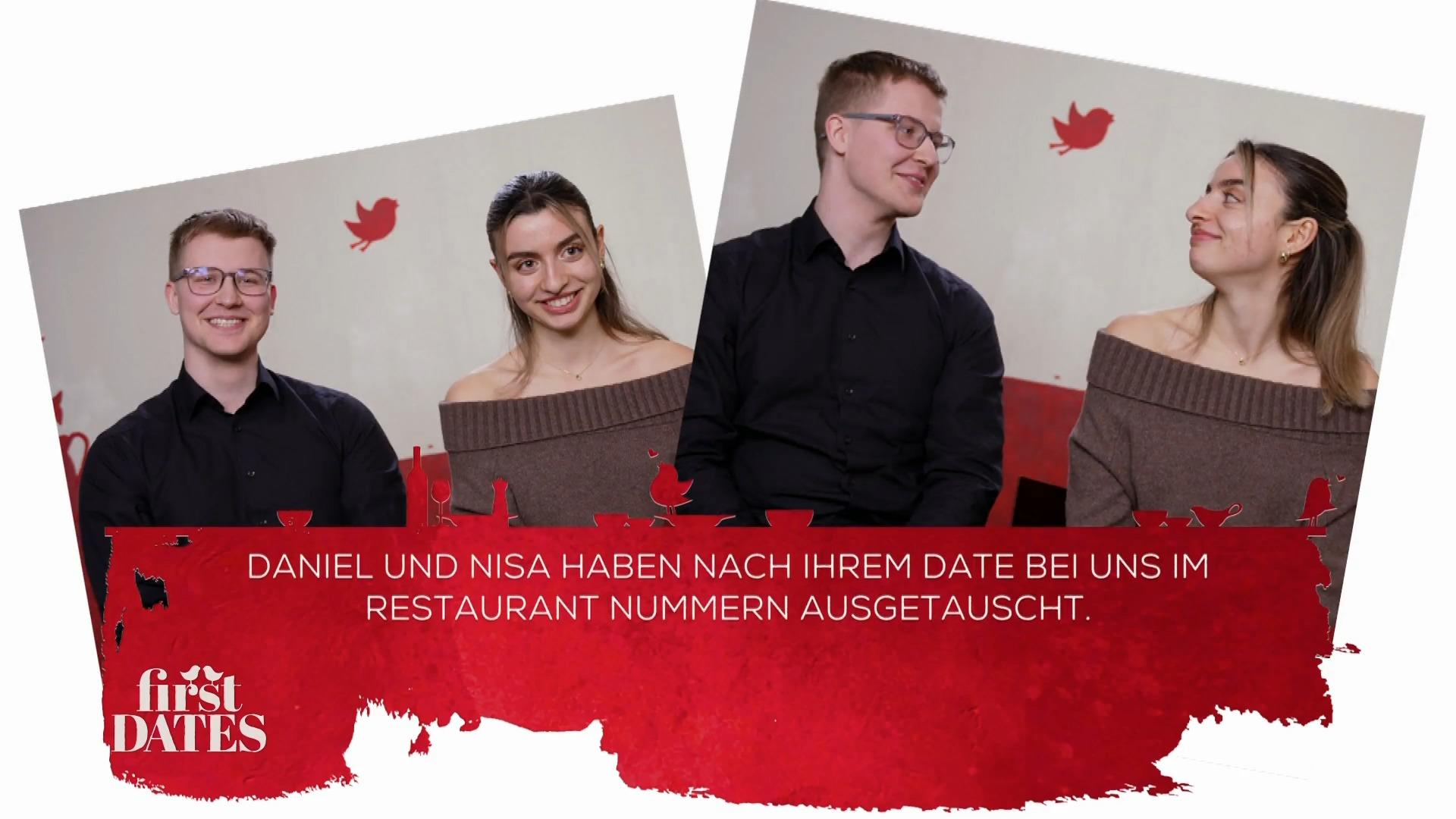 Nisa und Daniel tauschen Nummern