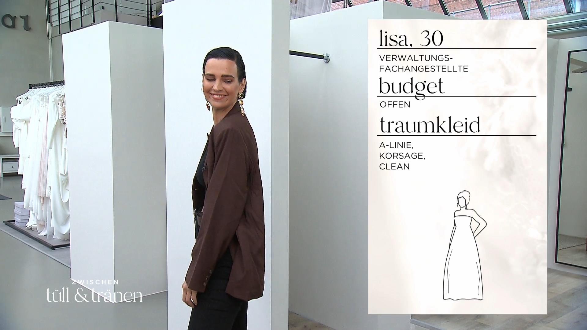 Fashionista Lisa auf Brautkleid-Suche