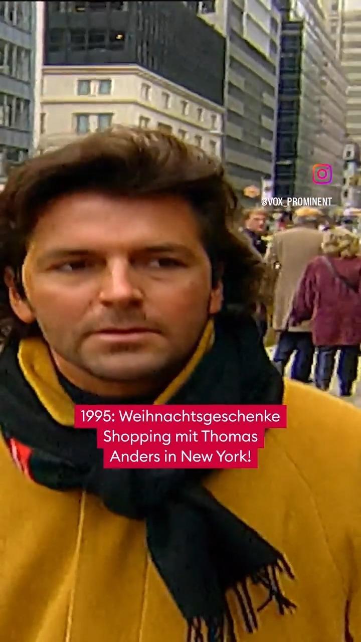 Throwback: Shoppen mit Thomas Anders in New York