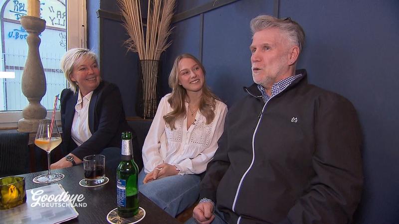 Abschied von Familie und Freunden