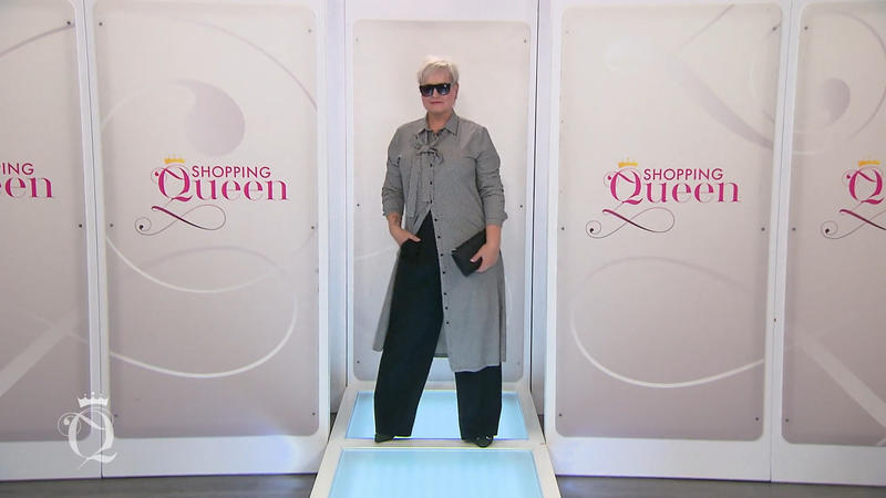 Claudia auf dem Catwalk