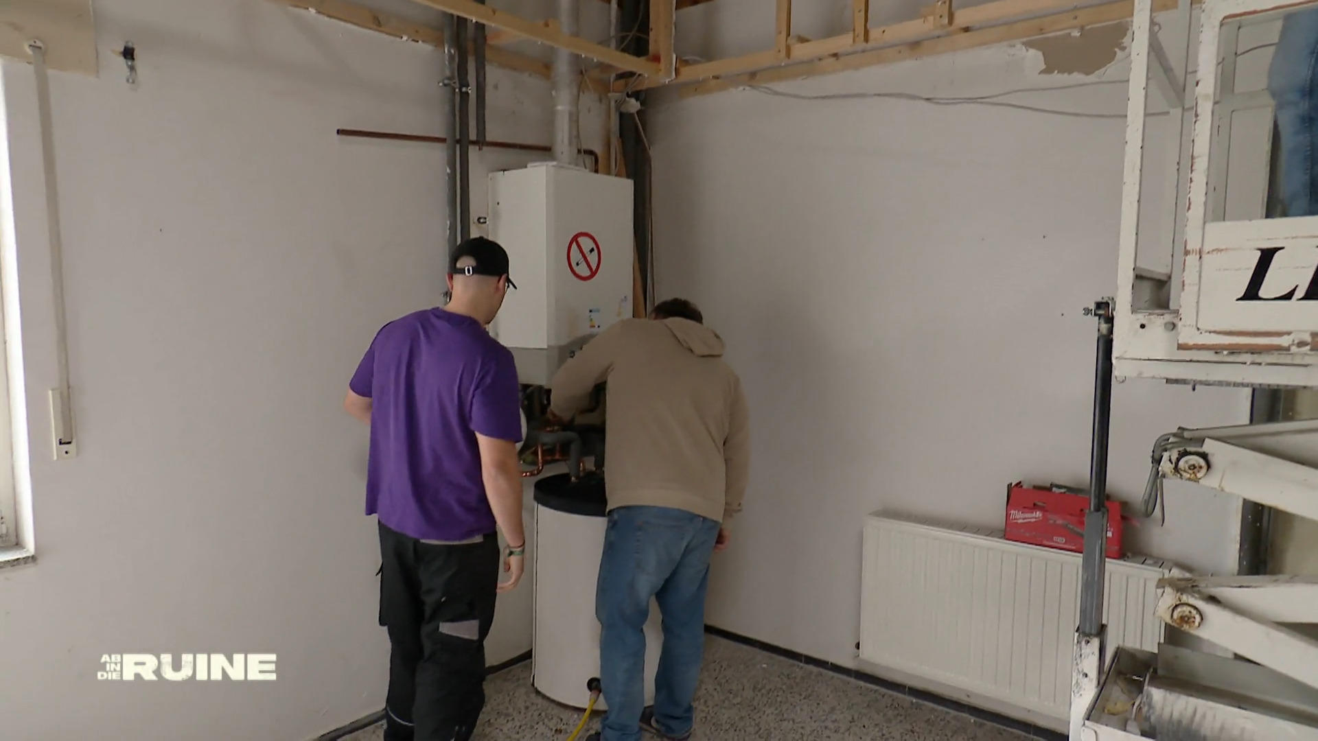 Platz schaffen fürs Loft-Bad