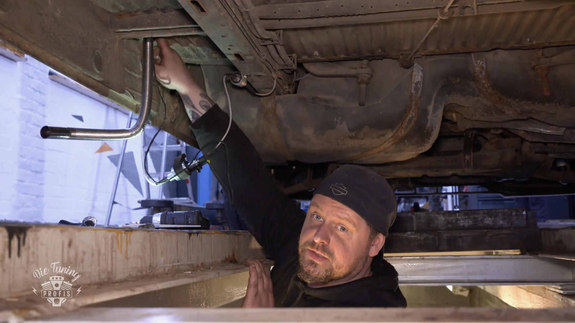 Für warme Füße im Angel-Bus: Zusatzheizung im T4