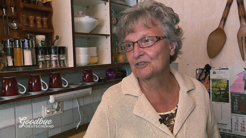 Oma kämpft mit dem Abschied