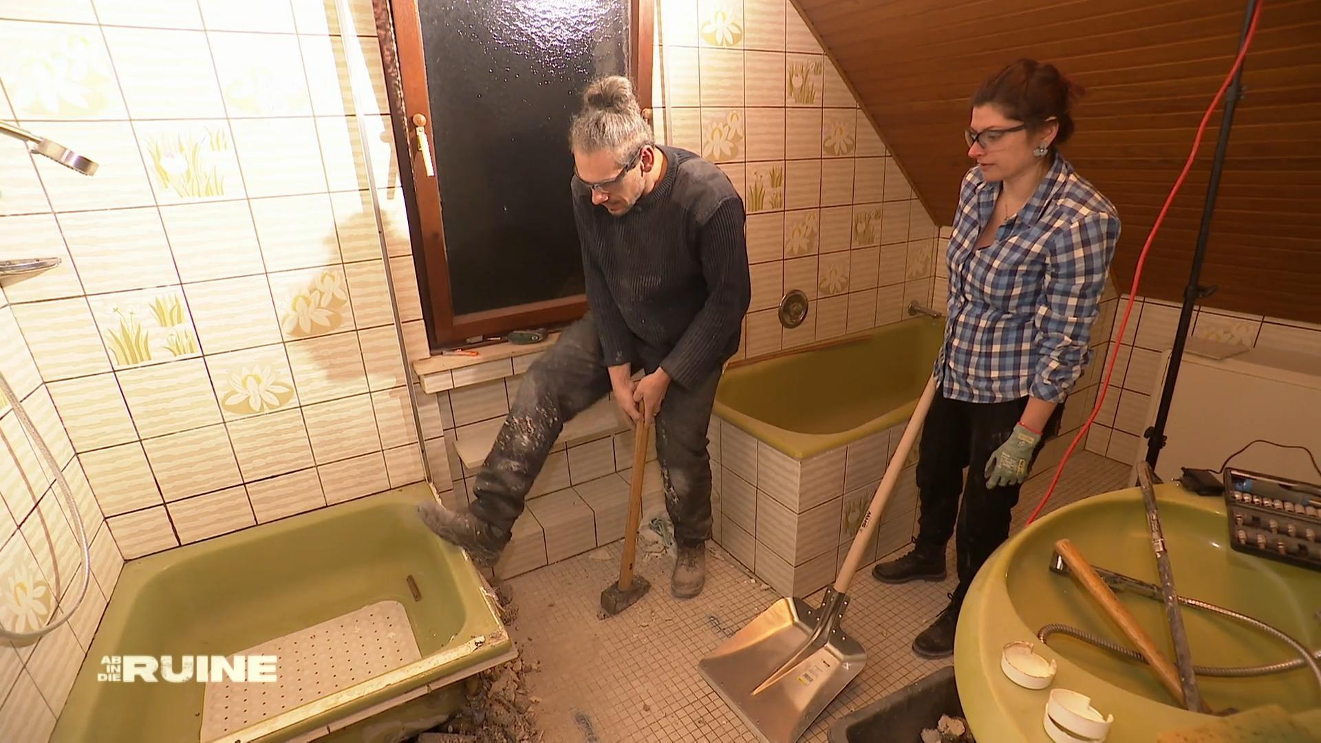 Claudia und Martin im Abriss-Fieber