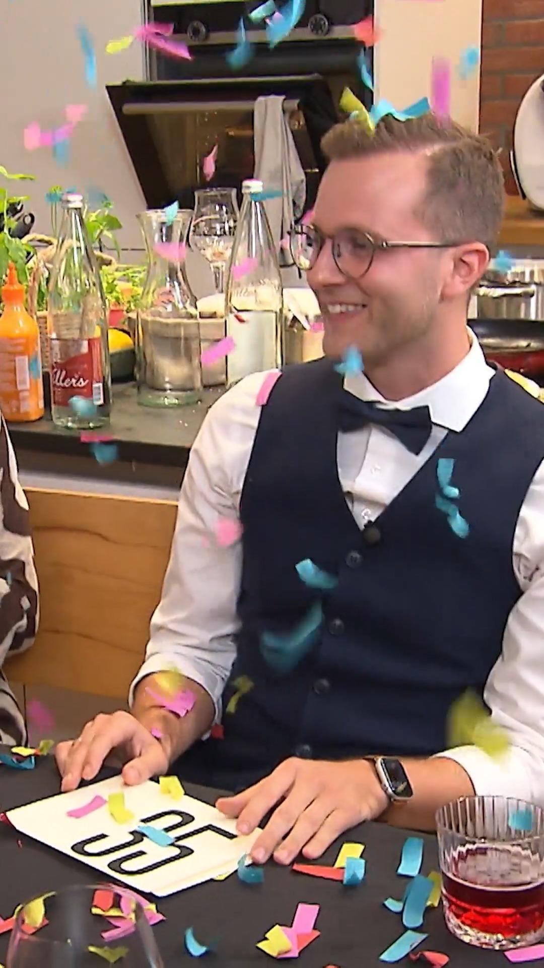 Basti holt sich die Dinner-Krone