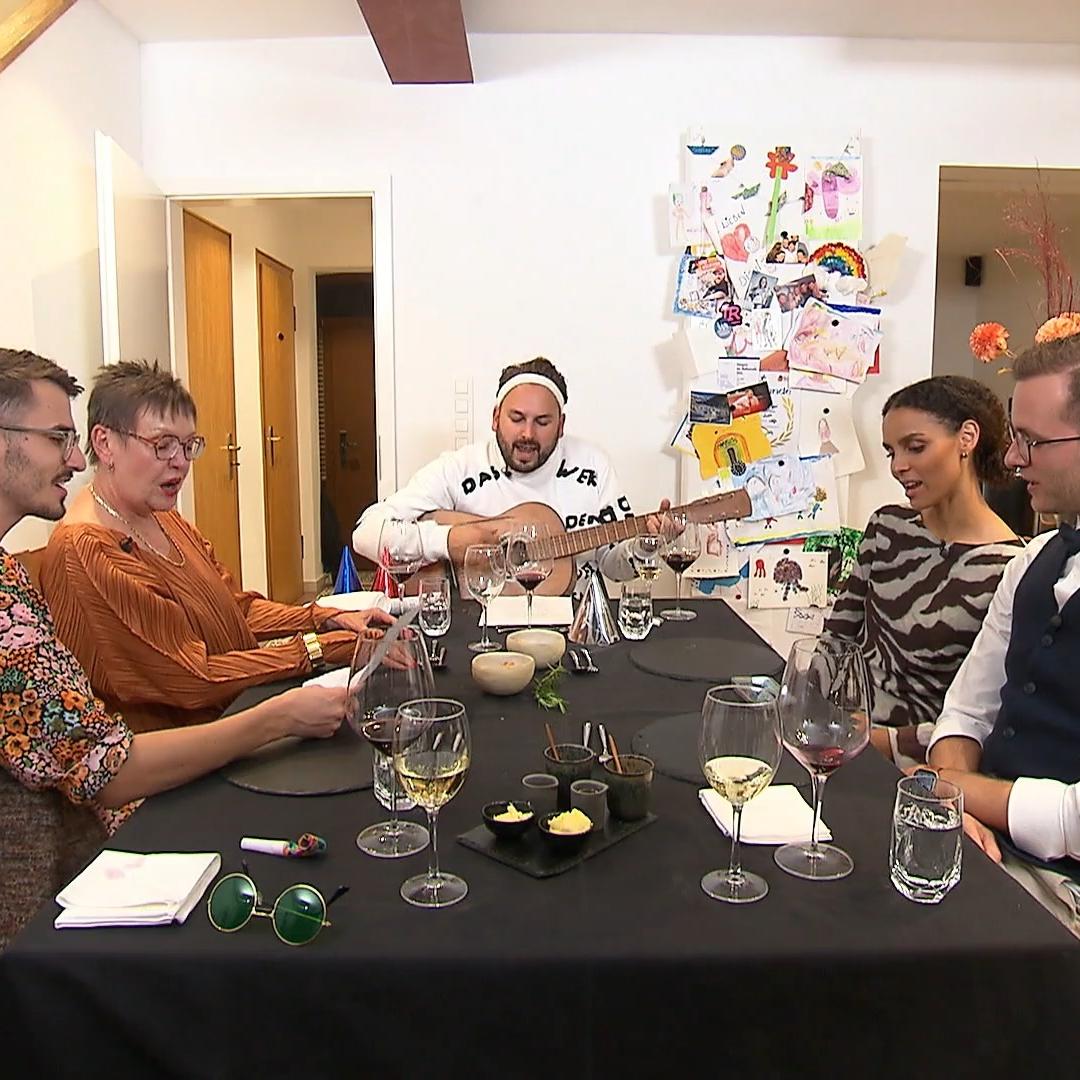 Markus macht den Chorleiter