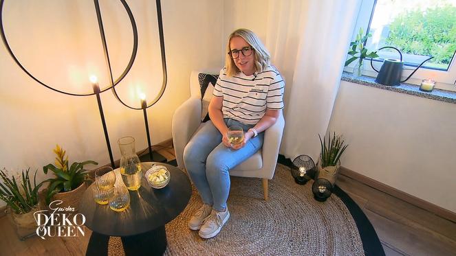 Vanessa interpretiert bei "„Guidos Deko Queen" ihr Büro ganz neu