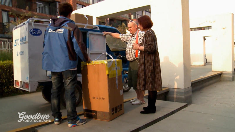 Umzug per Post-Dreirad: In China kein Problem