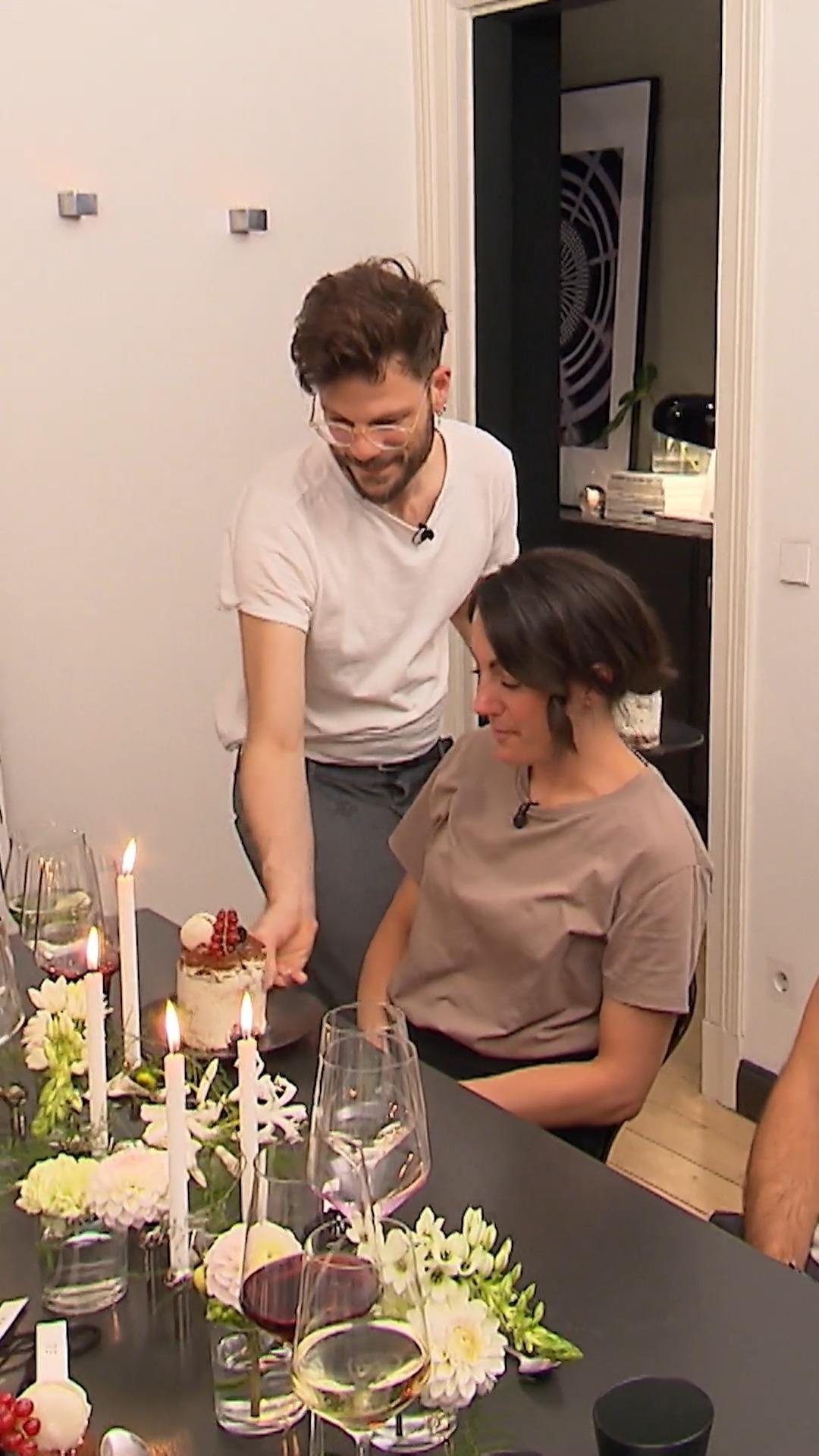 Stefans Nachtisch macht die Gäste sprachlos