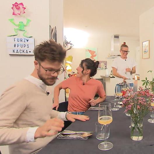 Furz, Pups, Kacka am Dinner-Tisch